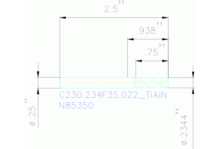 C230.234F3S.0Z2 TIALN
