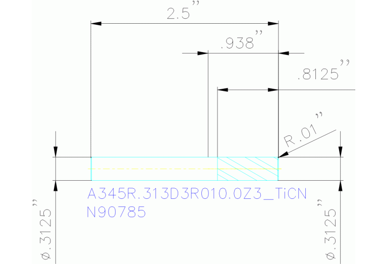 A345R.313D3R010.0Z3 TICN