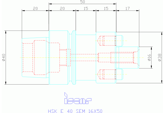 HSK E 40 SEM 16X50