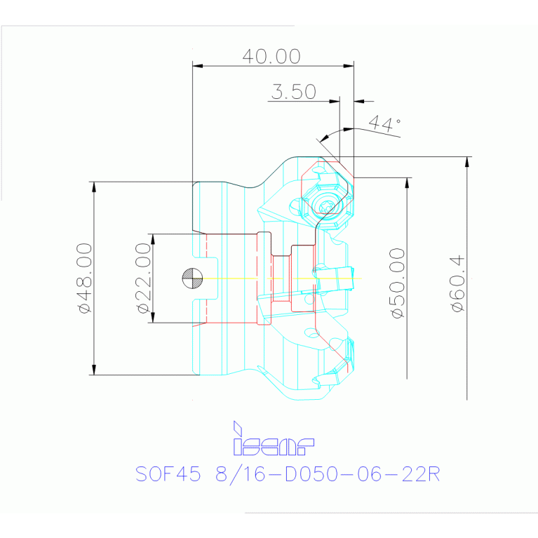 SOF45 8/16-D050-06-22R