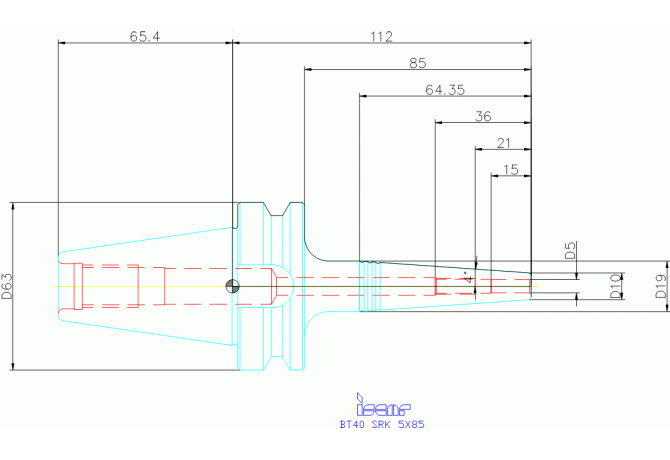 BT40 SRK 5X85