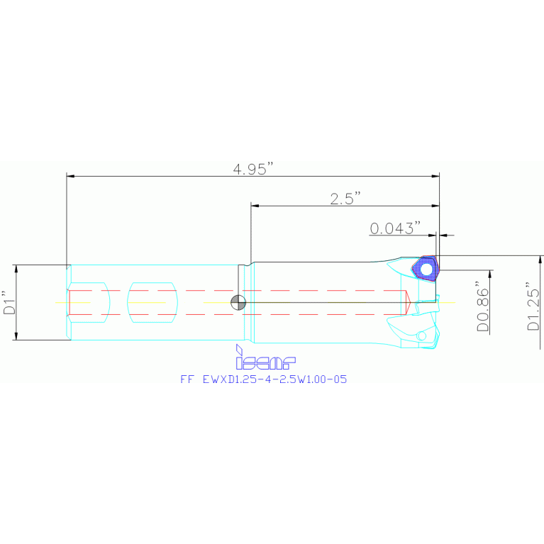 FF EWXD1.25-4-2.5W1.00-05