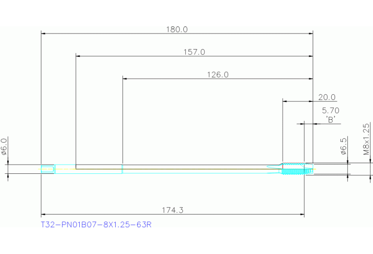 T32-PN01B07-8X1.25-63R