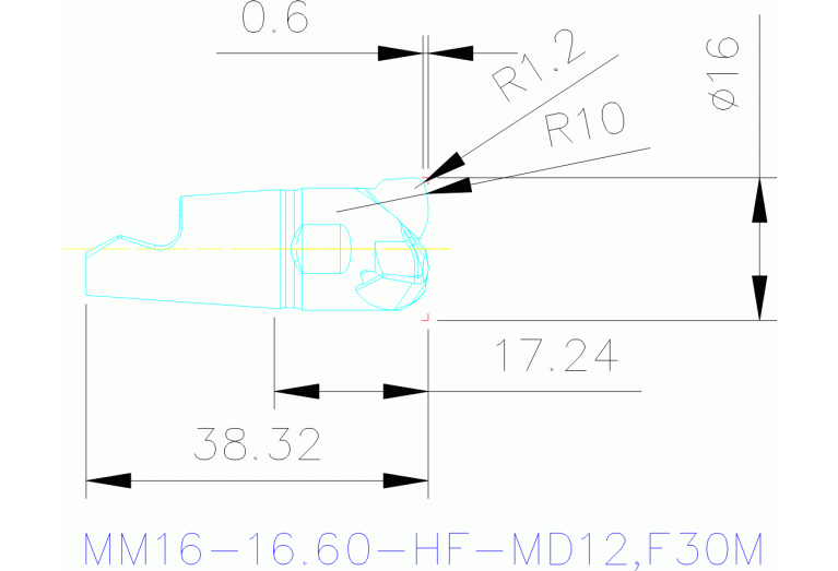 MM16-16.60-HF-MD12 F30M