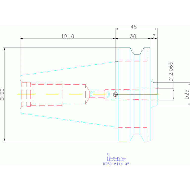 BT50 MT1X 45