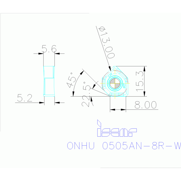 ONHU 0505AN-8R-W IC808