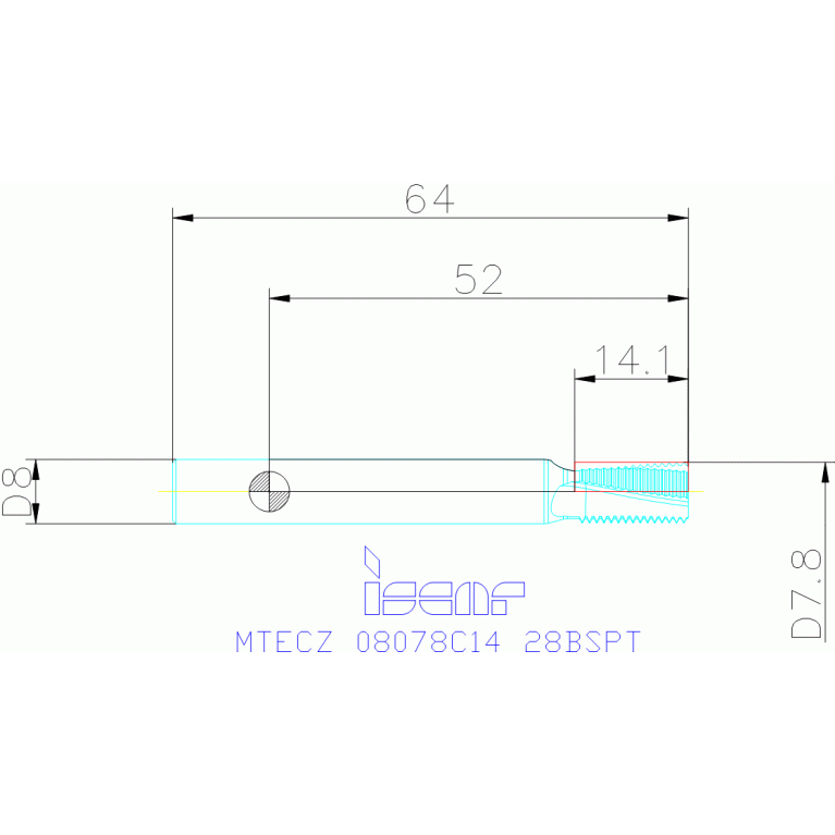 MTECZ 08078C14 28BSPT IC908
