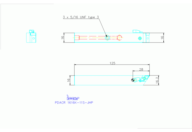 PDACR 1616K-11S-JHP