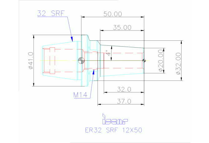 ER32 SRF 12X50
