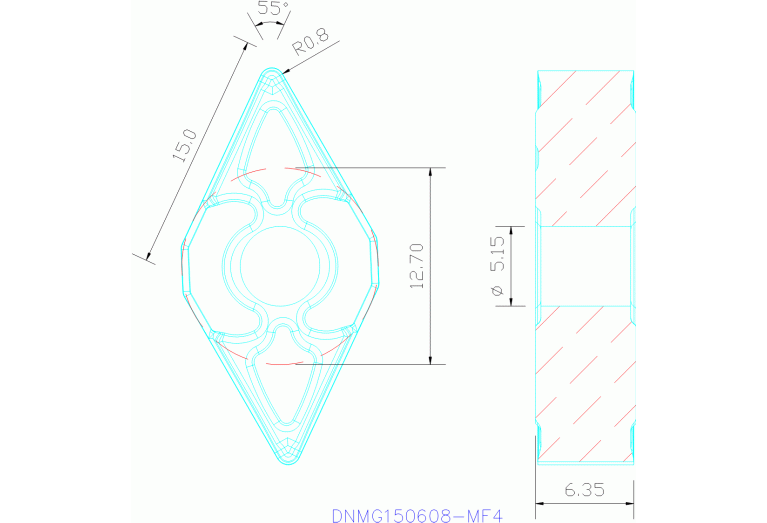 DNMG150608-MF4 TM4000