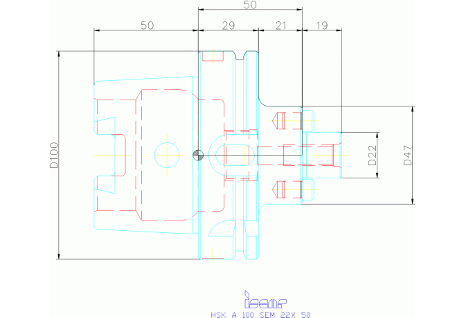HSK A100 SEM22X50