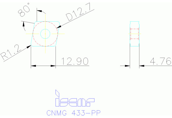 CNMG 120412-PP IC807