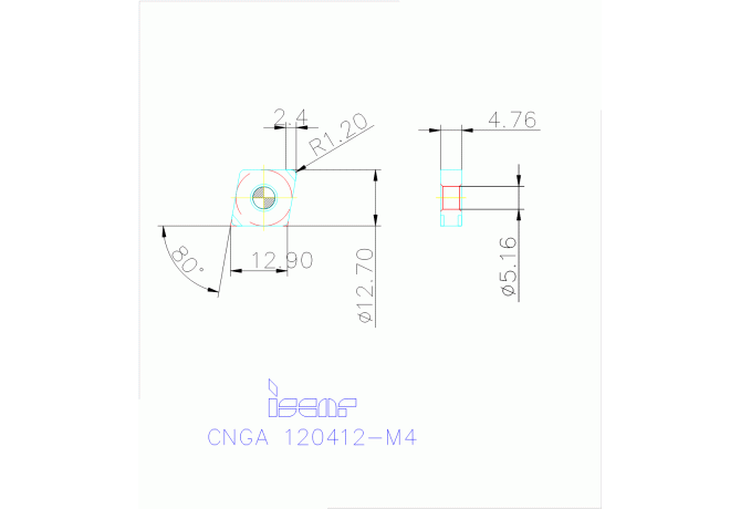 CNGA 120412-M4 IB25HC