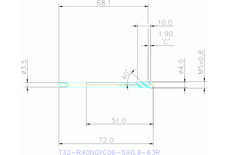 T32-R40N01C06-5X0.8-63R