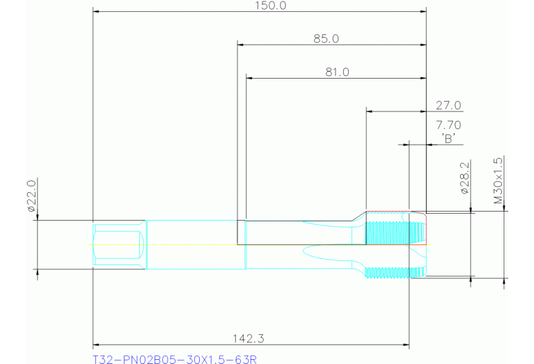 T32-PN02B05-30X1.5-63R