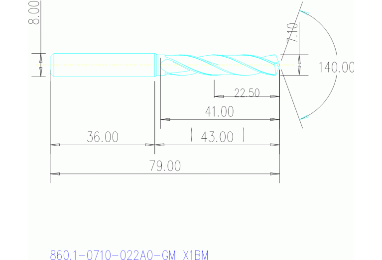 860.1-0710-022A0-GM X1BM