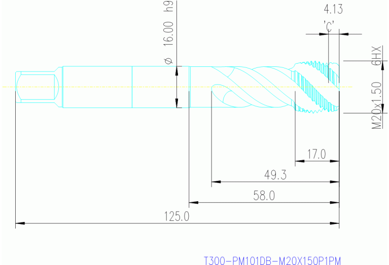T300-PM101DB-M20X150P1PM