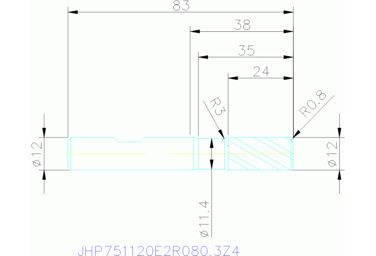 JHP751120E2R080.3Z4 HXT