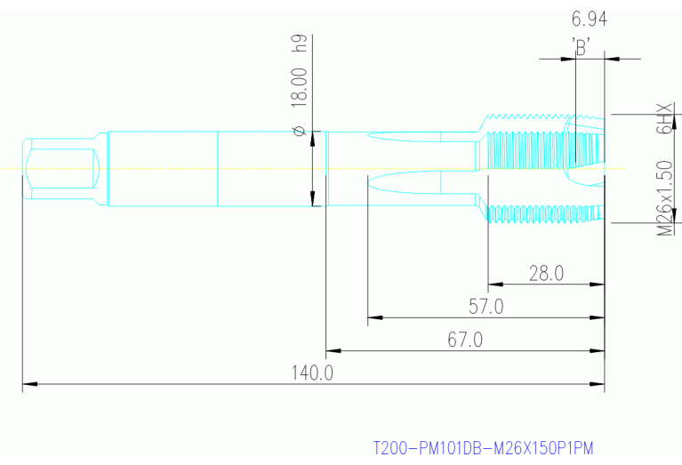 T200-PM101DB-M26X150P1PM