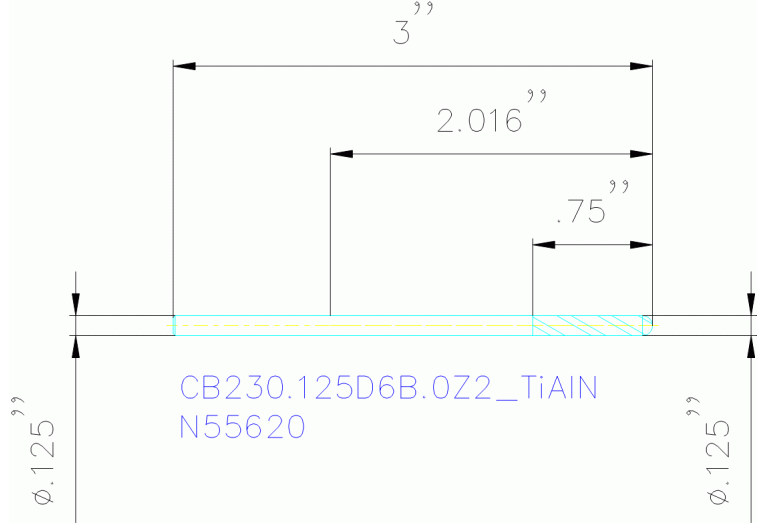 CB230.125D6B.0Z2 TIALN