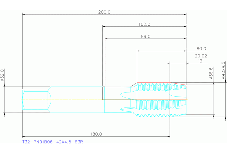 T32-PN01B06-42X4.5-63R
