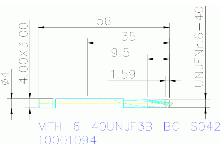 MTH-6-40UNJF3B-BC-S042