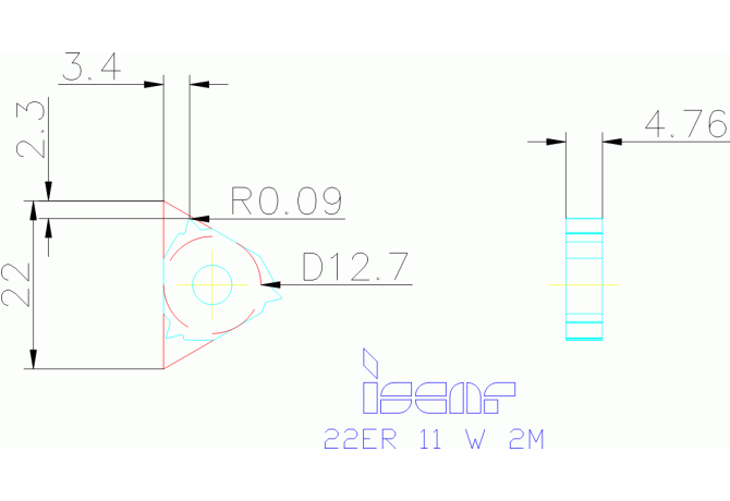 22ER 11 W 2M IC908