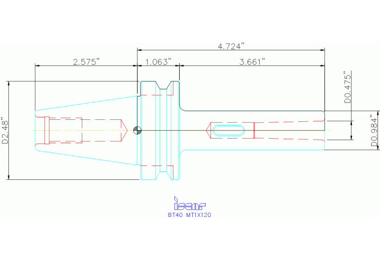 BT40 MT1X120