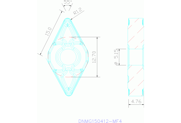 DNMG150412-MF4 TS2500