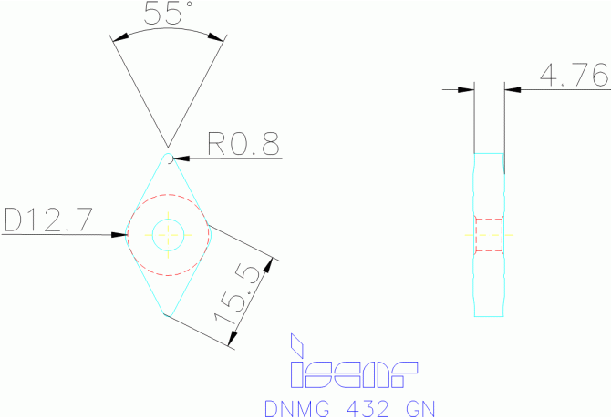 DNMG 150408-GN IC8250