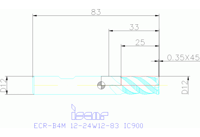 ECR-B4M 12-24W12-83 IC900