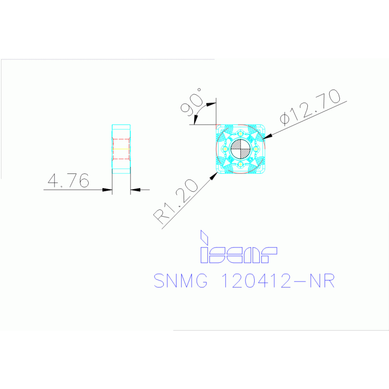 SNMG 120412-NR IC8250