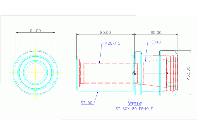ST 50X 80 ER40 F