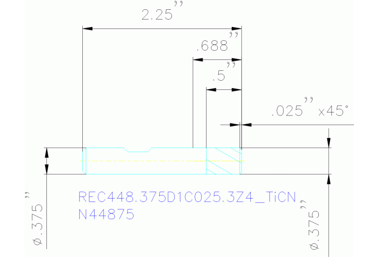 REC448.375D1C025.3Z4 TICN