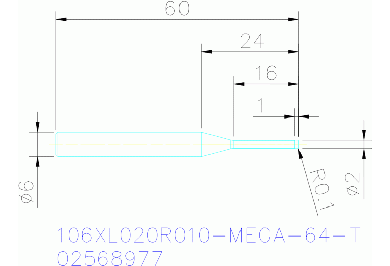 106XL020R010-MEGA-64-T