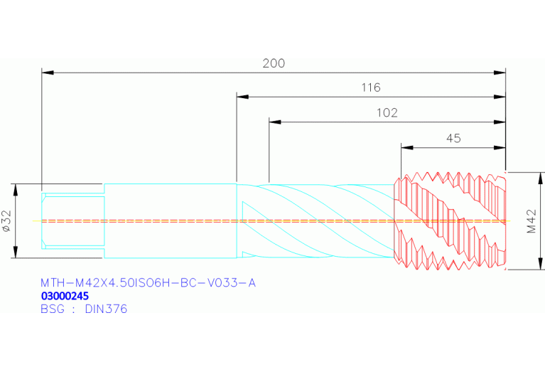 MTH-M42X4.50ISO6H-BC-V033-A
