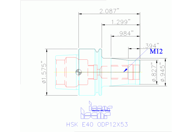 HSK E40 ODP12X53