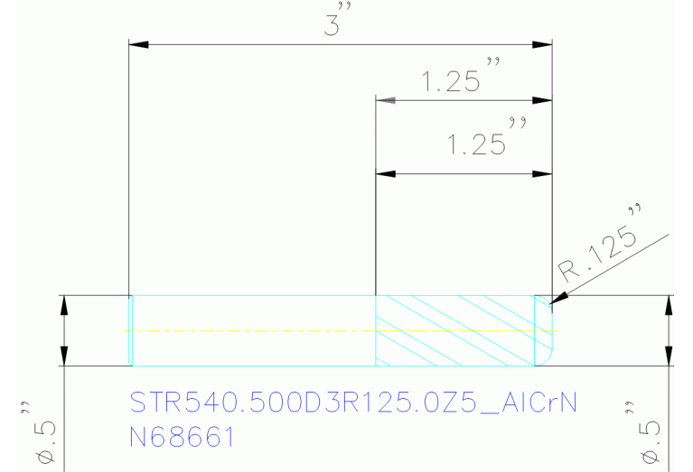 STR540.500D3R125.0Z5 ALCRN