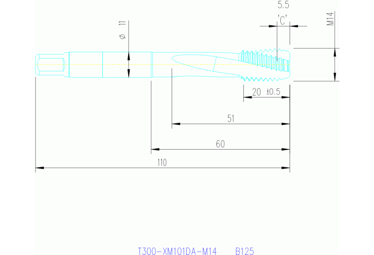 T300-XM101DA-M14 B125