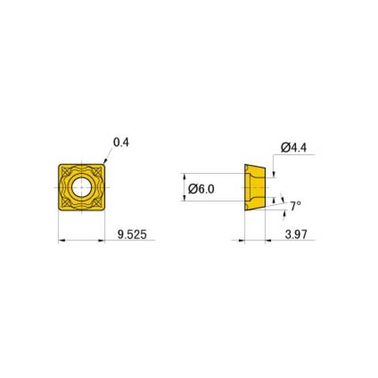 SCMT09T304-SQ NX2525