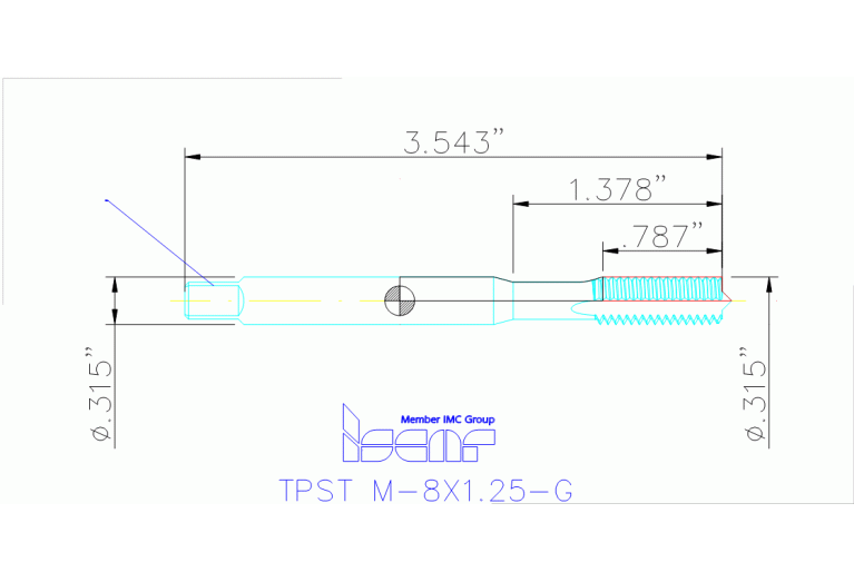 TPST M-8X1.25-G HENI