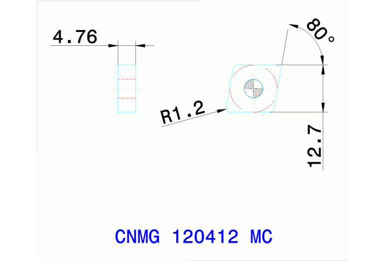 CNMG 120412 MC TT8115