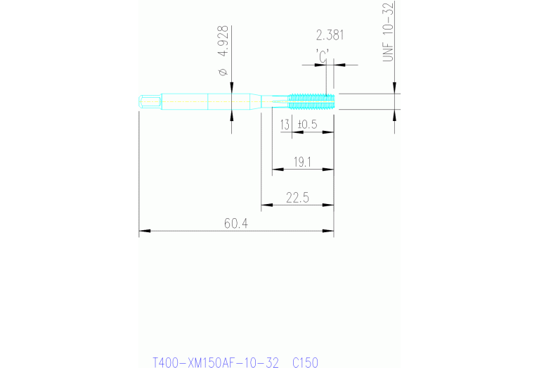 T400-XM150AF-10-32 C150