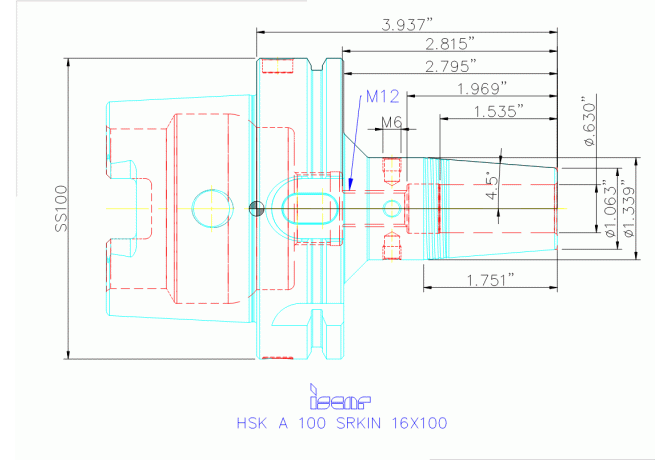 HSK A100 SRKIN16X100