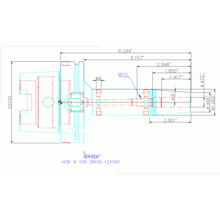 HSK A100 SRKIN12X160