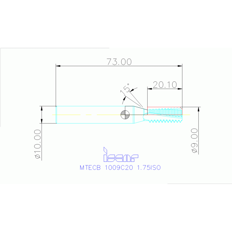 MTECB 1009C20 1.75ISO IC908