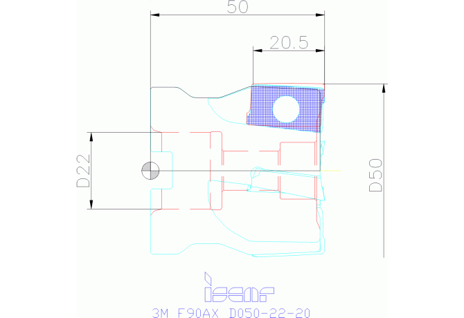 3M F90AX D050-22-20
