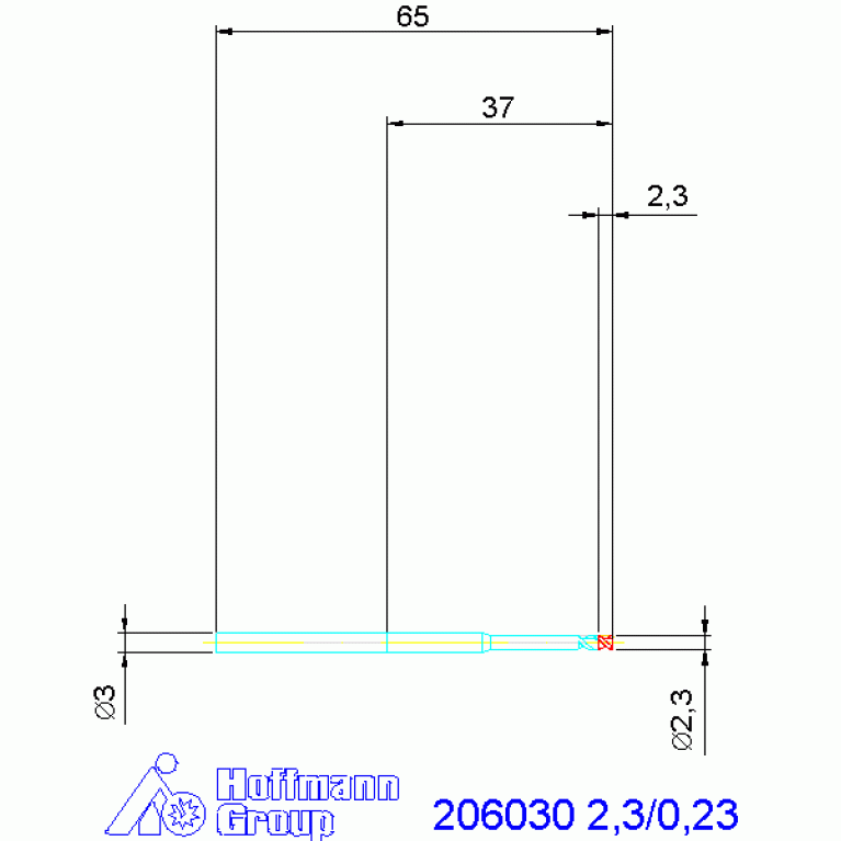 206030 2,3/0,23