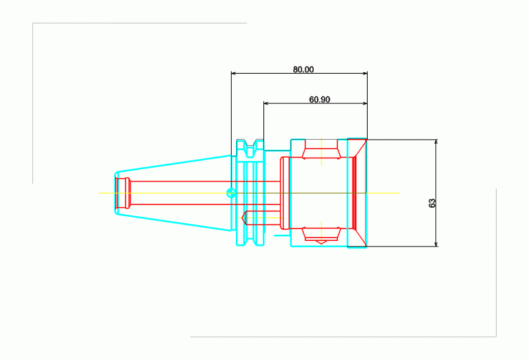 DIN69871-A40MHD63.80