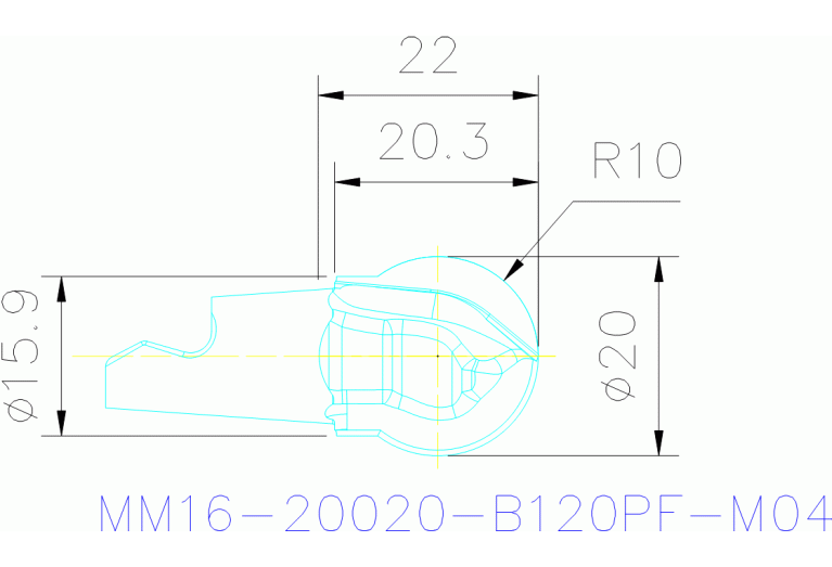 MM16-20020-B120PF-M04 F15M